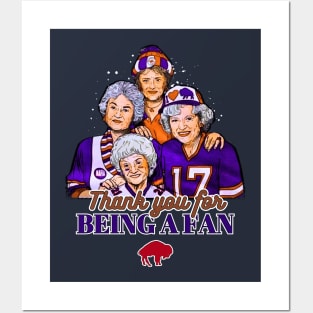 Golden Girls - Buffalo Bills Original Aesthetic Tribute 〶 Posters and Art